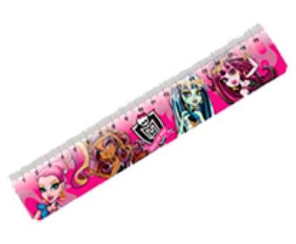 Линейка пластиковая Monster High Линейка пластиковая Monster HighЛинейки<br>Линейка 20 см. Материал: ПВХ. Выбор цветов и моделей не предоставляется.<br><br>Год: 2014<br>Высота: 205<br>Ширина: 38<br>Толщина: 2