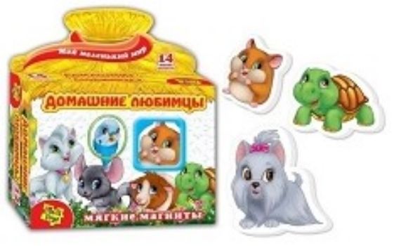 Игра на магнитах Домашние любимцы Игра на магнитах Домашние любимцыРазвивающие игры<br>Яркие, красочные мягкие магниты удобного размера для детской ручки. Мягкие магнитики легко крепятся к любой гладкой металлической поверхности. Малышу их несложно перемещать с места на место.Игра развивает мелкую моторику, фантазию, логическое мышление, уч...<br><br>Год: 2016<br>Высота: 130<br>Ширина: 170<br>Толщина: 40