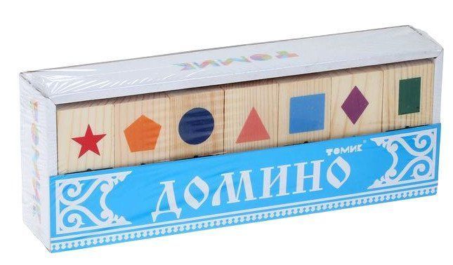 Домино Геометрические фигуры Домино Геометрические фигурыЗанятия с детьми дошкольного возраста<br>Набор состоит из 28 деревянных карточек домино, на которых изображены геометрические фигуры: синий круг, фиолетовый ромб, оранжевый пятиугольник, красная звезда, голубой квадрат, розовый треугольник и зелёный прямоугольник.Выкладывая красочные карточки до...<br><br>Год: 2017<br>Высота: 80<br>Ширина: 220<br>Толщина: 40