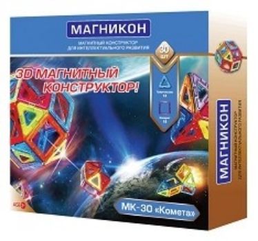 Магнитный конструктор Комета, 30 деталей Магнитный конструктор Комета, 30 деталейГоловоломки и конструкторы<br>Из деталей магнитного конструктора Комета можно собирать модели небесных тел. Их форма зависит от вашей фантазии. Она может быть вытянутой, заостренной, асимметричной - почти любой. Воплотить воображаемую конструкцию в жизнь не составит труда. В этом по...<br><br>Год: 2017<br>Высота: 255<br>Ширина: 290<br>Толщина: 55