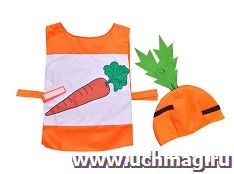 Костюм игровой "Морковь" (жилет, шапка) — интернет-магазин УчМаг