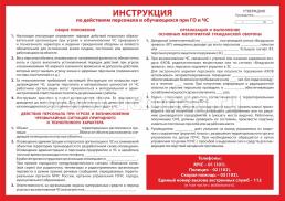 Комплект плакатов "Инструкции по правилам безопасности в образовательной организации": 4 плаката формата А2 — интернет-магазин УчМаг