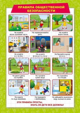 Комплект плакатов "Безопасность обучающегося": 16 плакатов формат А3 с методическим сопровождением — интернет-магазин УчМаг