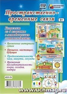 Комплект плакатов "Пространственно-временные связи": 4 плаката формата А2 с методическим сопровождением — интернет-магазин УчМаг