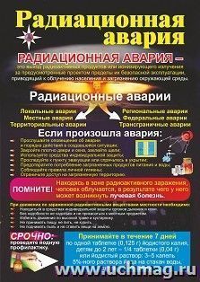 Плакат "Радиационная авария": Формат А2 — интернет-магазин УчМаг