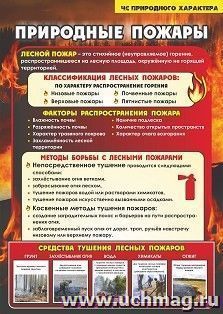 Плакат "Природные пожары": Формат А2 — интернет-магазин УчМаг