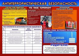 Комплект плакатов "Безопасность в Образовательной организации": 4 плаката формата А2 — интернет-магазин УчМаг