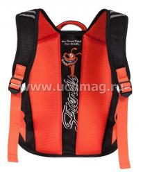 Рюкзак школьный "Grizzly", черно-оранжевый — интернет-магазин УчМаг