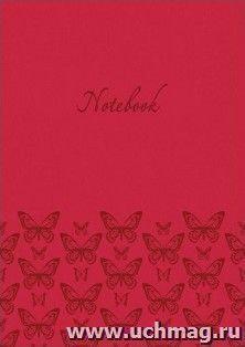 Записная книжка "Бабочки на красном", А6 — интернет-магазин УчМаг