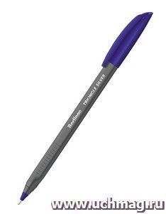 Ручка шариковая Berlingo "Triangle Silver", синяя, трехгранная — интернет-магазин УчМаг