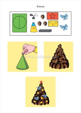 Волшебные шишечки: украшения, игрушки, поделки из желудей и шишек. Детям 3-9 лет — интернет-магазин УчМаг