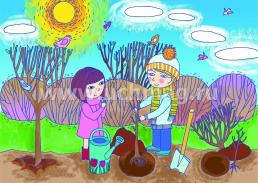 Времена года. Весна: Иллюстративно-демонстрационный материал для образовательной деятельности с детьми 5-7 лет — интернет-магазин УчМаг