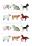 Игровой комплект с мнемосхемами по речевому развитию "Дикие и домашние животные". Старшая группа: 12 развивающих игр, 12 иллюстрированных карт-мнемосхем, 28 — интернет-магазин УчМаг