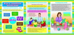 Игра в семейном воспитании: Ширмы с информацией для родителей и педагогов из 6 секций — интернет-магазин УчМаг