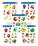 Комплект наклеек для маркировки мебели детей младшего и среднего дошкольного возраста "Овощи, фрукты, ягоды" — интернет-магазин УчМаг