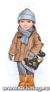 Плакат "Мальчик с коньками" — интернет-магазин УчМаг