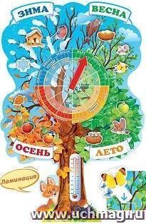 Плакат "Времена года", А2 — интернет-магазин УчМаг