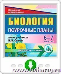 Биология. 6-7 классы: поурочные планы по линии учебников Н. И. Сонина. Программа для установки через Интернет — интернет-магазин УчМаг