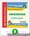 Математика. 2 класс: система уроков по УМК "Школа России". Программа для установки через Интернет