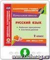 Русский язык. 2 класс. Рабочая программа и система уроков по УМК 