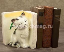 Подставка для книг "Котята - А", бордо — интернет-магазин УчМаг