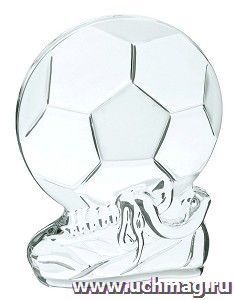 Награда стеклянная "Футбол" — интернет-магазин УчМаг