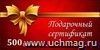 Подарочный сертификат на сумму 500 рублей