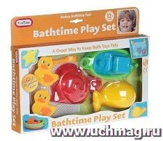 Набор игрушек для ванны "Лодка, морская звезда, кит" — интернет-магазин УчМаг