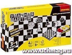 Игровой набор Вondibon "Удачная партия. 3 в 1". Шахматы, шашки, нарды — интернет-магазин УчМаг