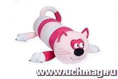 Игрушка мягкая "Кот-Батон" розовый, 56см — интернет-магазин УчМаг