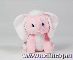 Игрушка мягкая "Слоненок Бимбо", розовый, 27 см — интернет-магазин УчМаг
