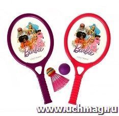 Набор с ракетками "Барби" 2 в 1 (бадминтон, теннис) — интернет-магазин УчМаг
