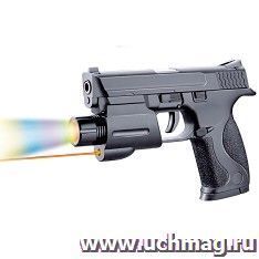 Пистолет с лазерным прицелом, с фонарем — интернет-магазин УчМаг