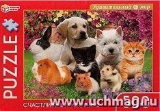 Пазлы "Счастливые животные", 500 элементов — интернет-магазин УчМаг