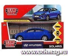 Металлическая модель "Hyundai Solaris", 12 см — интернет-магазин УчМаг