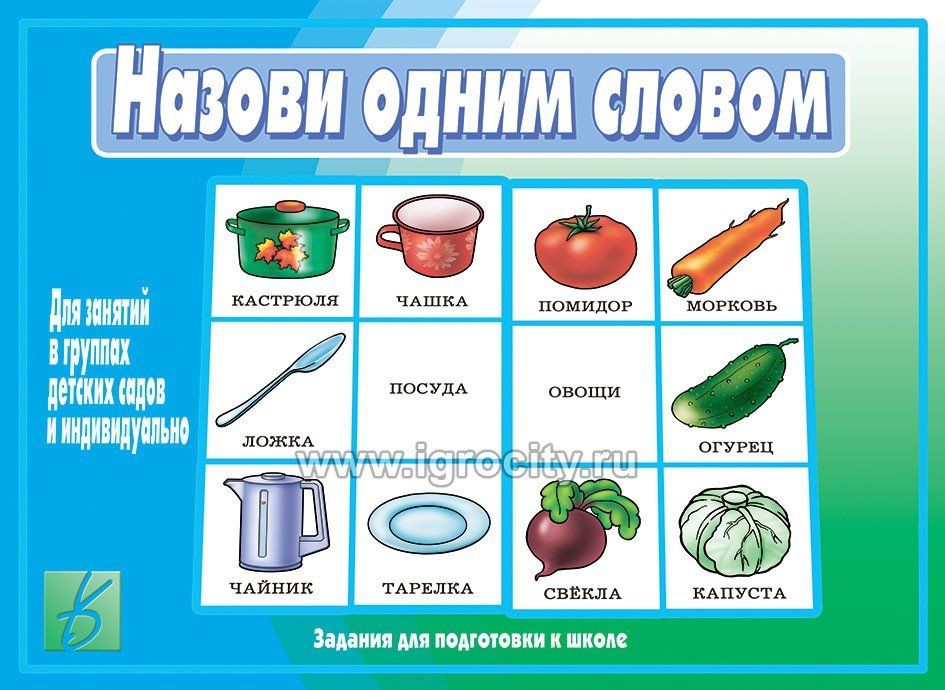 Игра Назови одним словом