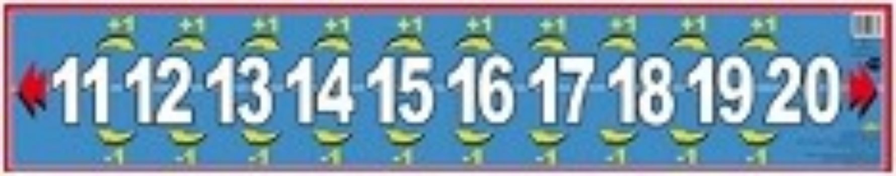 Плакат Числовой ряд с 11 до 20