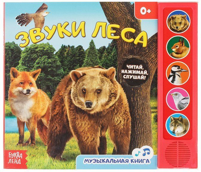 

Книжка с музыкальным чипом "Звуки леса"