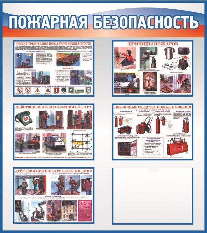 

Стенд "Пожарная безопасность"