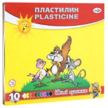 

Пластилин "Юный художник", 10 цветов