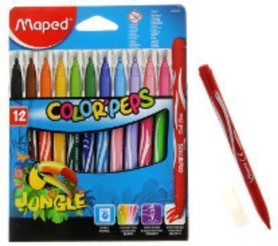 Фломастеры Maped, 12 цв.