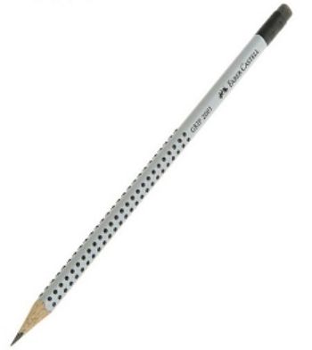 

Карандаш чернографитный "Faber-Castell Grip", с ластиком
