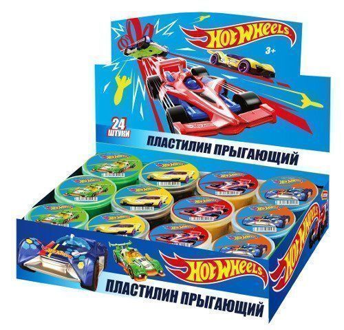 

Пластилин прыгающий "Hot Wheels", 21 гр.