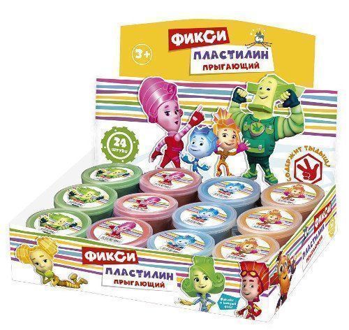 

Пластилин прыгающий "Фиксики", 21 гр.