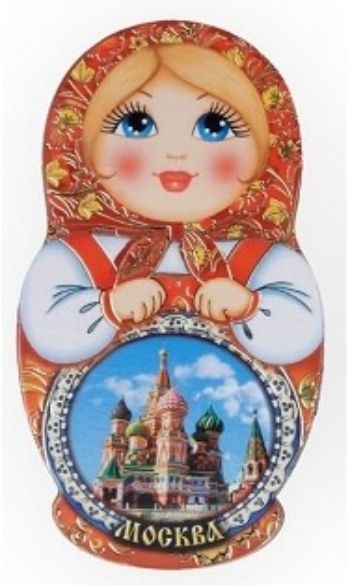 

Магнит "Матрешка. Москва"