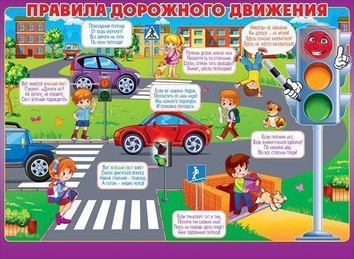 

Плакат "Правила дорожного движения"