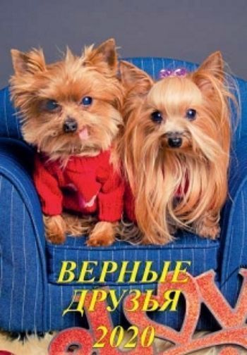 

Календарь настенный перекидной с ригелем "Верные друзья" 2020