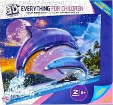 

Объемный пазл "Дельфины" 3D, 250 деталей