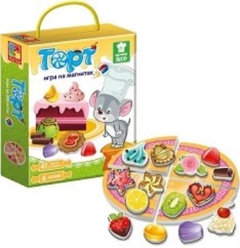 

Игра настольная на магнитах "Крошка Шеф". Торт