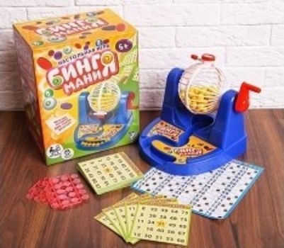 Игра настольнаяБингомания, 70 карточек